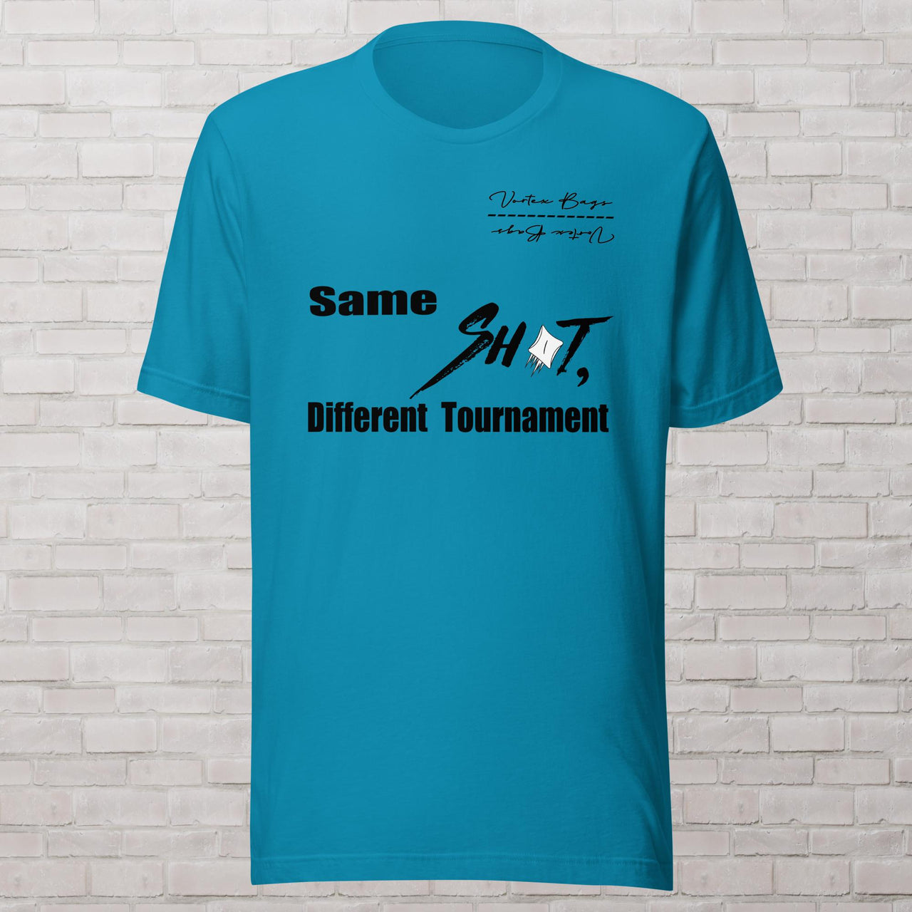 Unisex T shirt - Black Logo- Same Sh*t Different Tournament